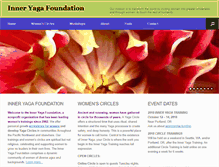 Tablet Screenshot of inneryaga.org